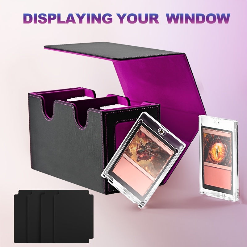 2pcs Window-Open Card Boxes with Dividers